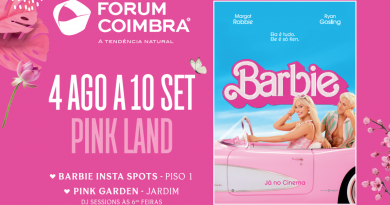 “Pink Land” em Coimbra para todos os fãs do filme Barbie