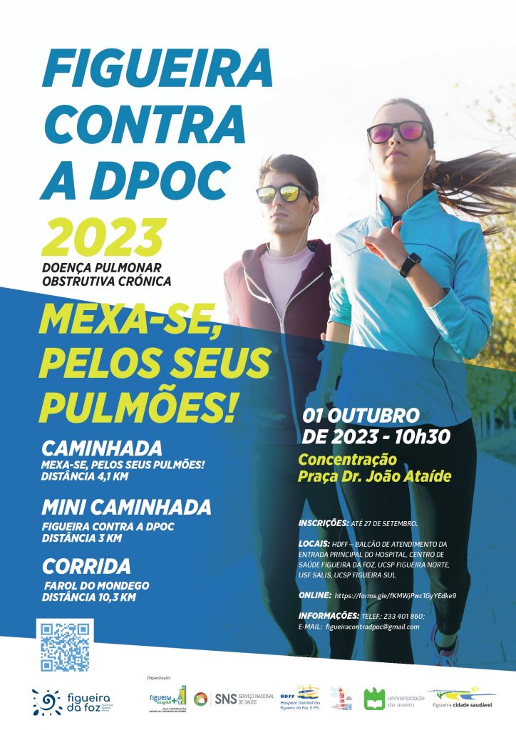Cartaz: Figueira Contra a DPOC – Mexa-se, pelos seus Pulmões!