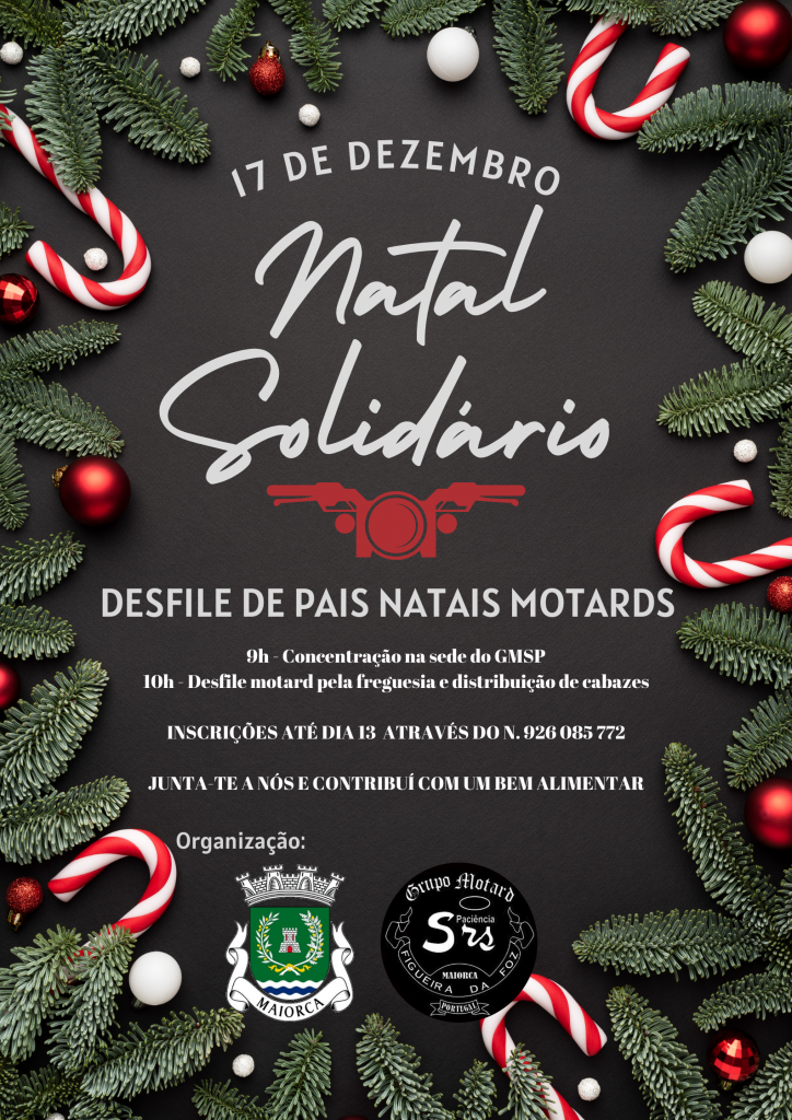 Cartaz da iniciativa Natal Solidário em Maiorca