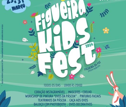 «Figueira Kids Fest 2024» vai encher Jardim Municipal de animação e diversão