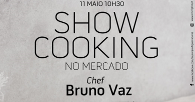 Showcooking no Mercado com Bruno Vaz
